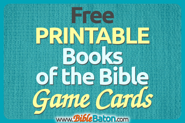 Free Printable Books of the Bible Game Cards for Kids