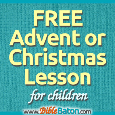 Free Advent Lesson for Children