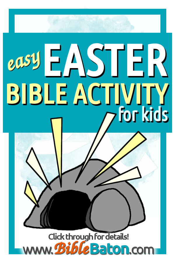 Looking for a fun game idea to do with your kids this Easter? Try this easy Easter Bible activity for kids that you can even do at home!