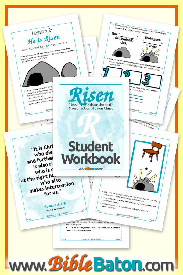 Risen Student Workbook Page Preview