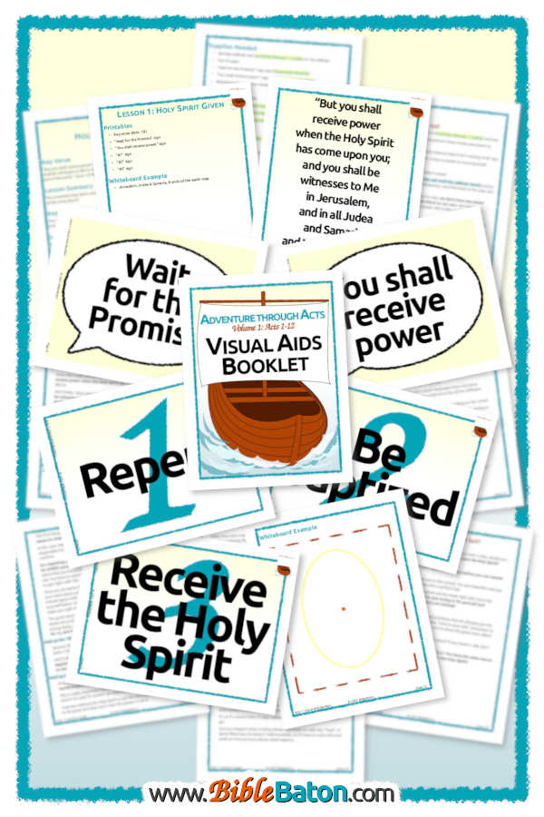 Adventure through Acts 1: Visual Aids Booklet Page Preview