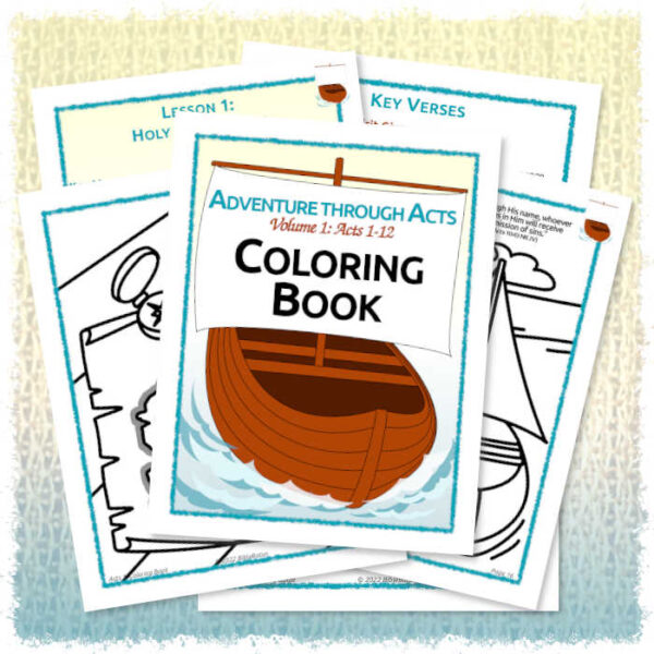 Adventure through Acts 1: Coloring Book