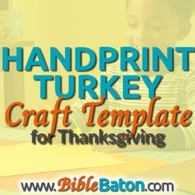 Handprint Turkey Craft Template for Thanksgiving